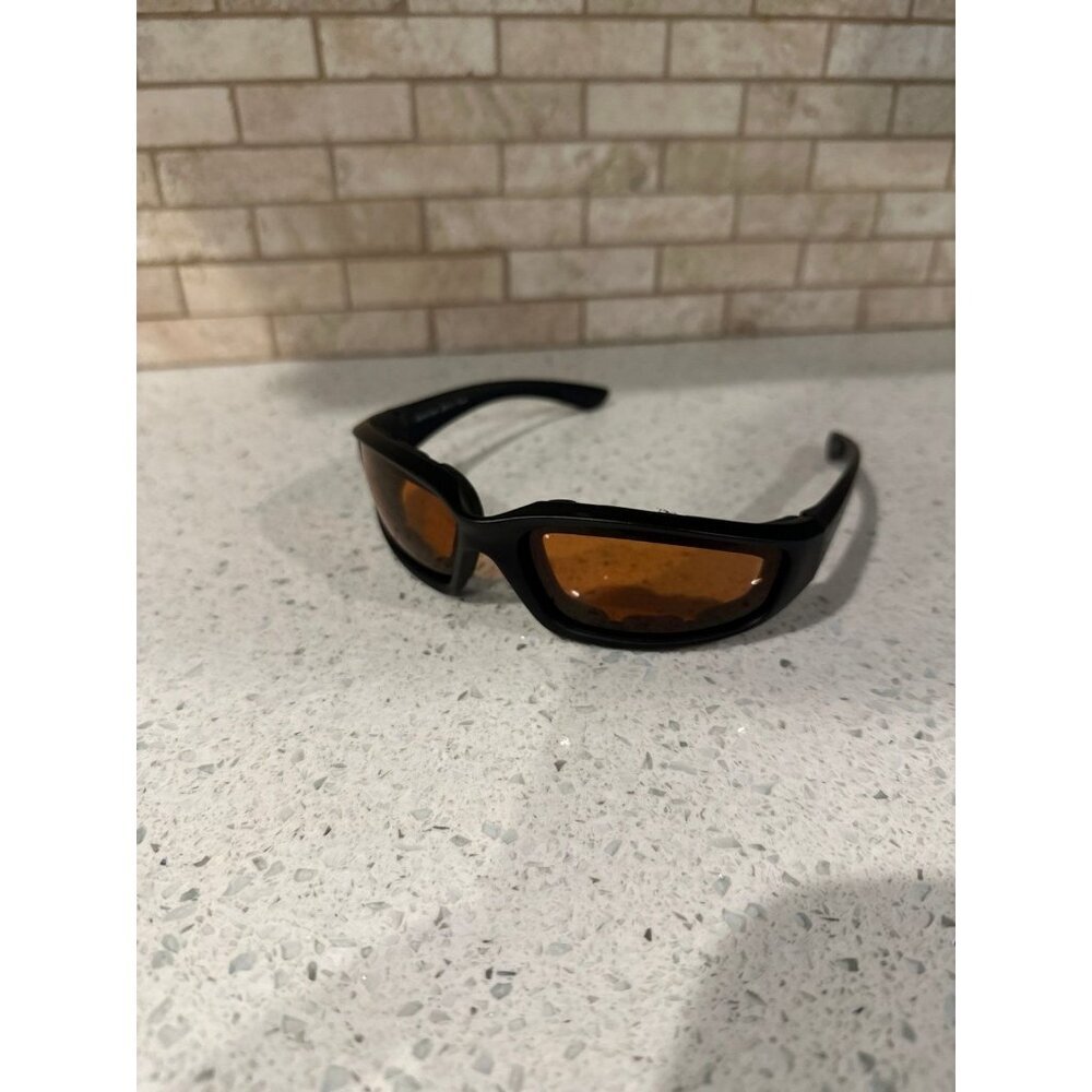Epoch Eyewear Motorcycle Riding Sports Sunglasses Black Frame Smoke Lens